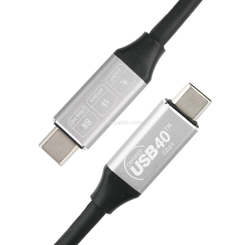高速usbの延長ケーブル、USBのタイプC 4.0、40GbpsへのUSBのタイプC