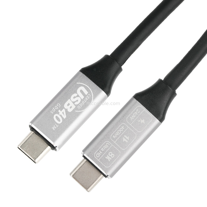高速usbの延長ケーブル、USBのタイプC 4.0、40GbpsへのUSBのタイプC
