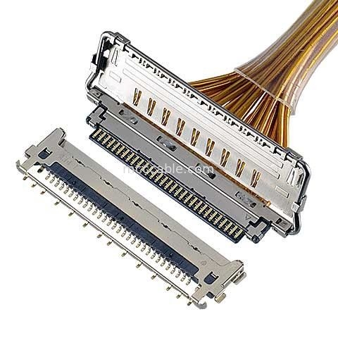 VS II 20846-020T 030T 040T 0.5mmのピッチ,水平交配型マイクロコアキシャルコネクタ
