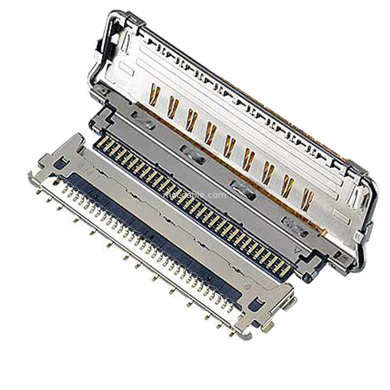 VS II 20846-020T 030T 040T 0.5mmのピッチ,水平交配型マイクロコアキシャルコネクタ