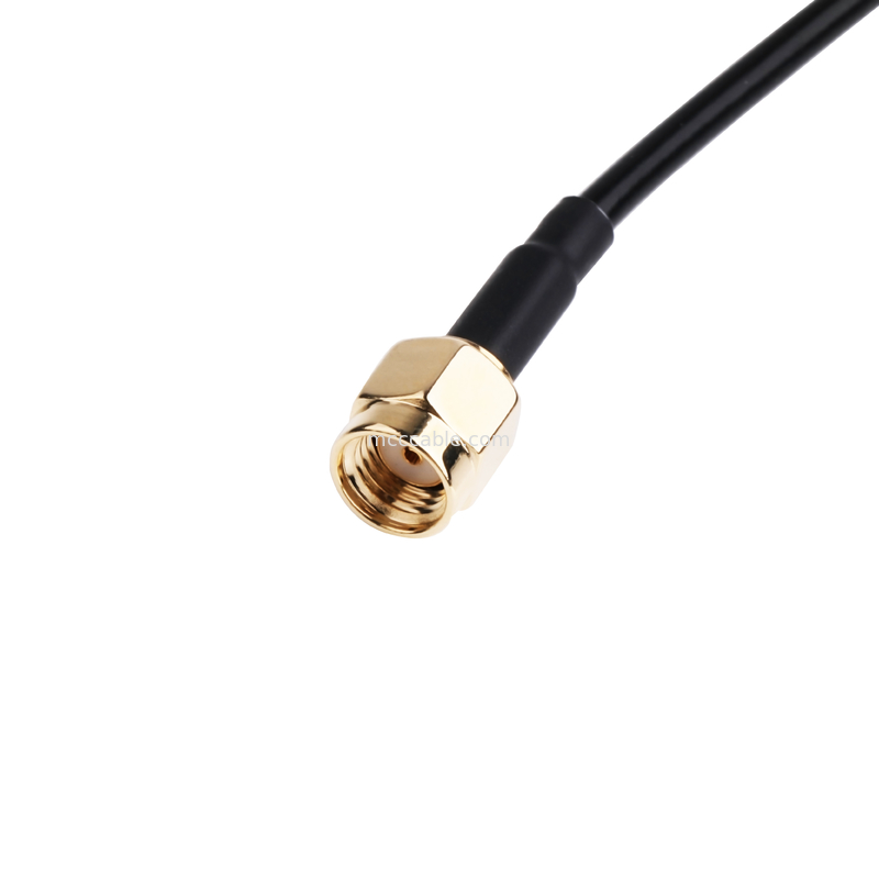 RFコネクタ 50ohm インペデンス Lmr100 RF同軸ケーブル 黒色 lcd lvdsケーブル サムテック高速ケーブル