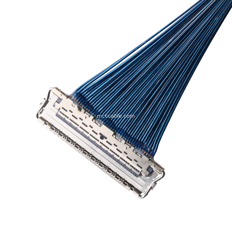 IDC CABLE 20679 20729 シリーズ 20679-050T-01 50P 0.4mm ピッチ ホリジナルペアリング ミニチュア同軸ケーブル カスタマイズ