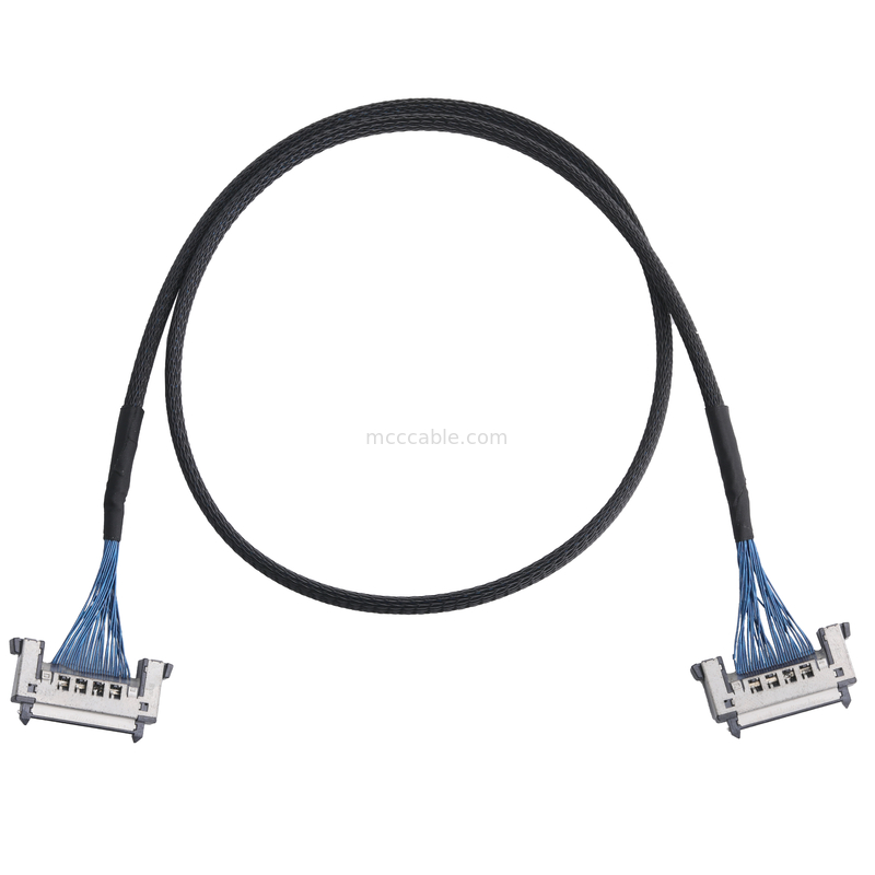 FI RE31CL LCD Lvdsのケーブルによってカスタマイズされるケーブル会議0.3mmピッチのmolexワイヤー馬具へのJAE FI-RE31CL