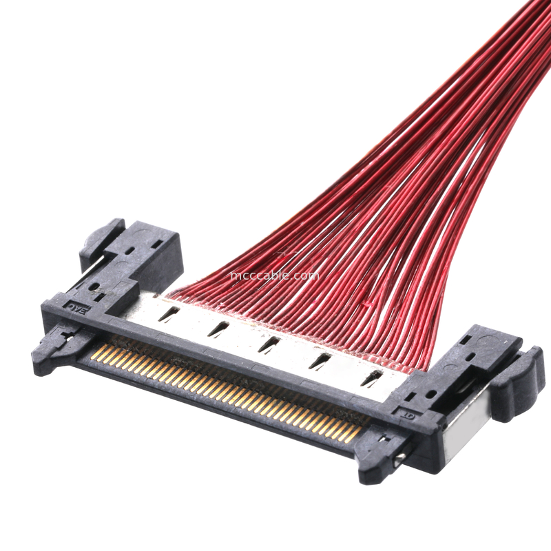 FI RE41CL 0.3mmピッチのMolexワイヤー馬具へのLCD Lvdsのケーブル会議JAE FI-RE41CL