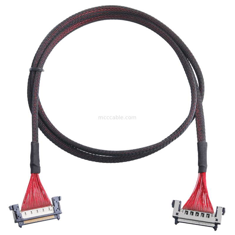 FI RE41CL 0.3mmピッチのMolexワイヤー馬具へのLCD Lvdsのケーブル会議JAE FI-RE41CL