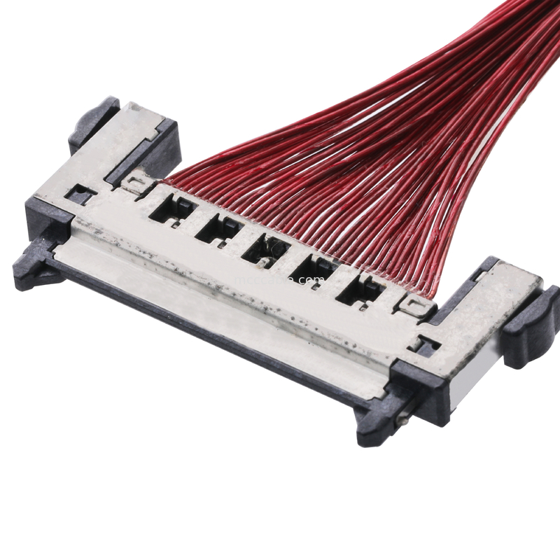 FI RE41CL 0.3mmピッチのMolexワイヤー馬具へのLCD Lvdsのケーブル会議JAE FI-RE41CL