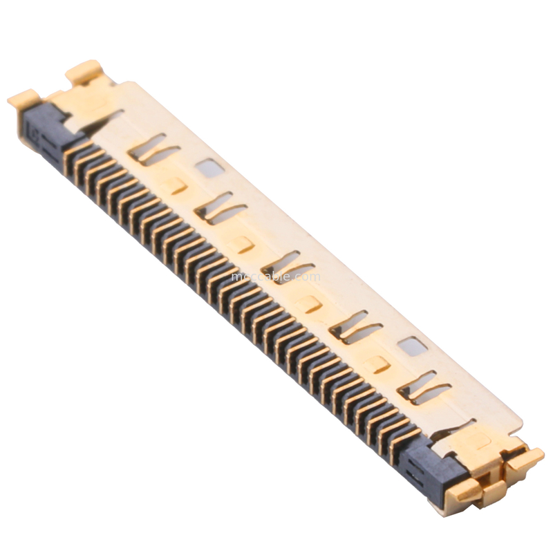 マイクロ同軸へのDF81 30P SHL 30S Lvds 30のピン コネクタ ケーブル0.4mmピッチ