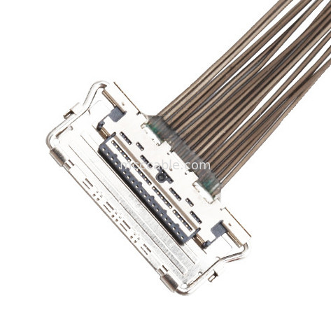 0.4mmピッチLVDS EDPケーブルの 20679-20pのマイクロ同軸lvdsの表示コネクター
