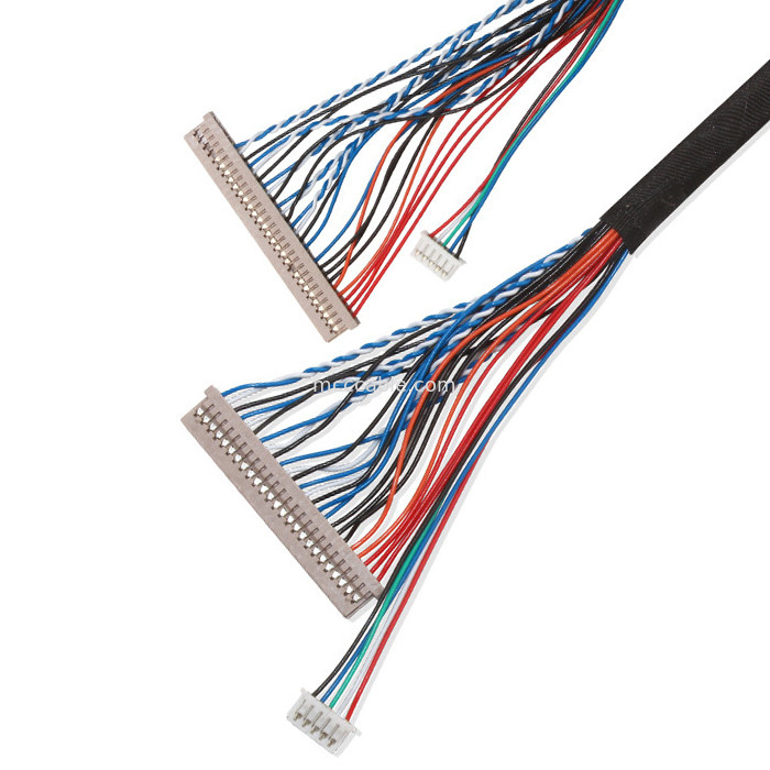 250V 20 Pin Lvdsケーブル Df14へのラップトップのlvdsの表示コネクターのためのDf14