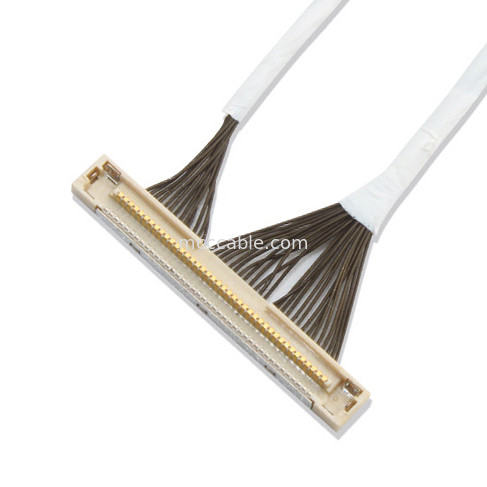 46のAWG 42 AWGのマイクロ同軸ケーブルDF36 40P 0.4SD 150MMの長さのlvdsの表示コネクター