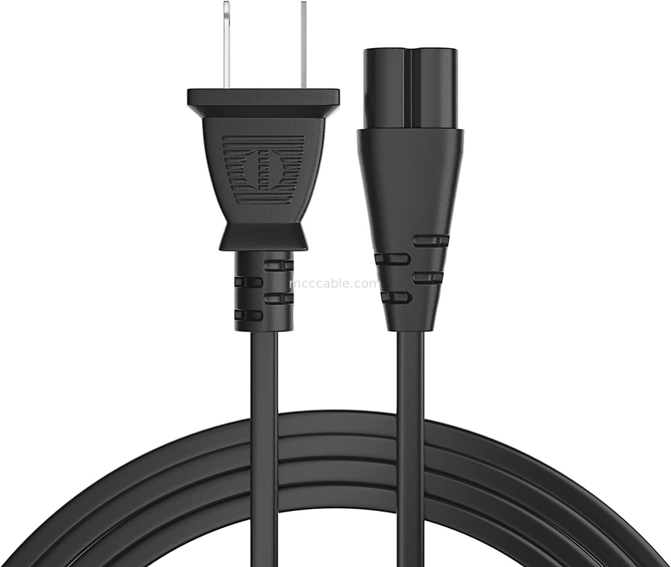 12フィート 電源コード 2 角 AC 壁プラグ 2 スロット LED Lcd