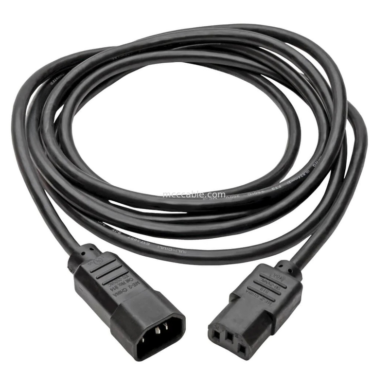 C13 から C14 10a 250v 電源コード 18 Awg C14 マット