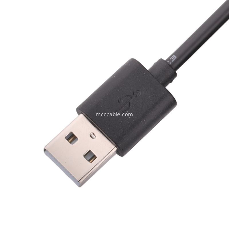 マグネット接続 USB 2.0 A / M 4p Ld ペナチュラル Hf ホワイト Pvc 45p Rohs