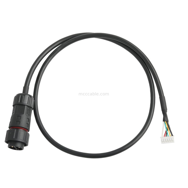 ROHSケーブル防水コネクタ M20 男性からJST PHR-6ワイヤ UL2464 24AWGX5C OEM / ODM