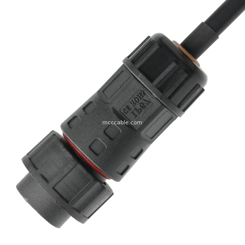 ROHSケーブル防水コネクタ M20 男性からJST PHR-6ワイヤ UL2464 24AWGX5C OEM / ODM