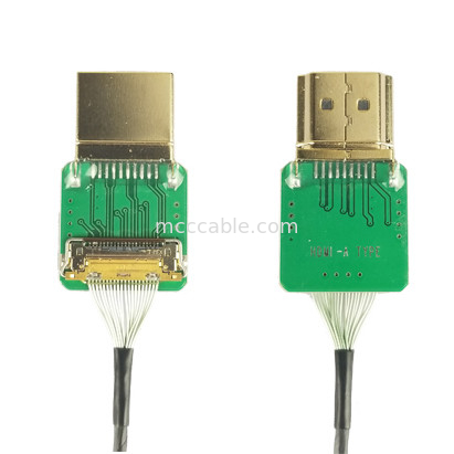 コンネクタアダプター 20525-020E-02 タイプ Hdmiケーブルアダプター Hdmiストレートヘッド Hdmi-Aピッチ 0.4mm