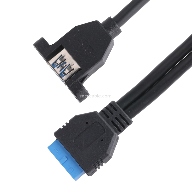 USB 3.0 フロントパネル マザーボード 19/20 ピンケーブル USB 女性 スプリッター アダプタ 拡張コネクター
