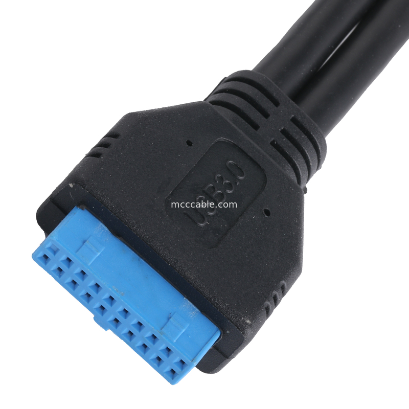 USB 3.0 フロントパネル マザーボード 19/20 ピンケーブル USB 女性 スプリッター アダプタ 拡張コネクター