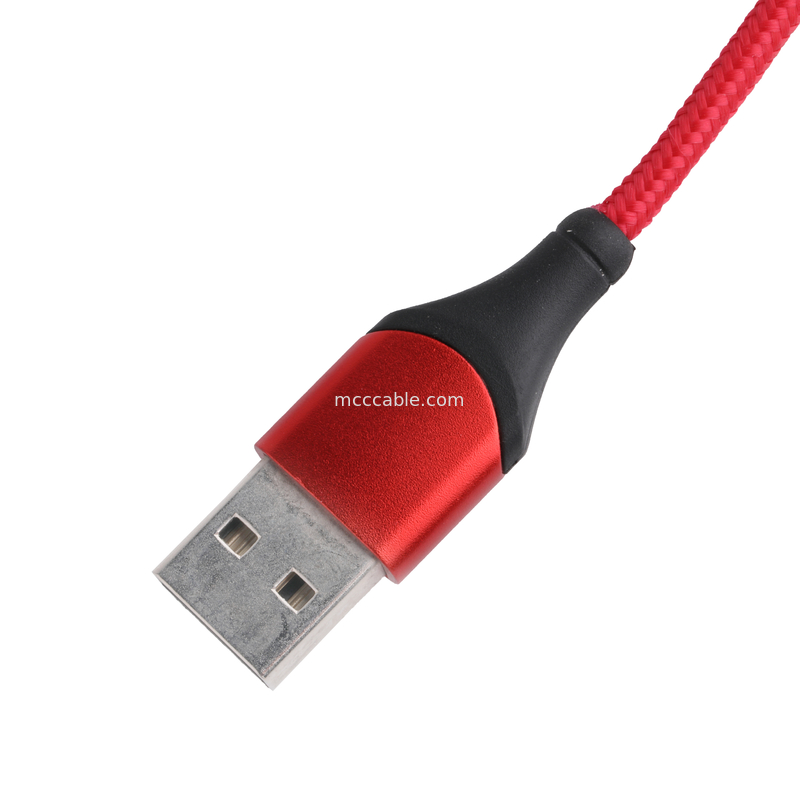 180度回転 USB 3.0タイプAからタイプCケーブル 1.5m アルミシェル充電
