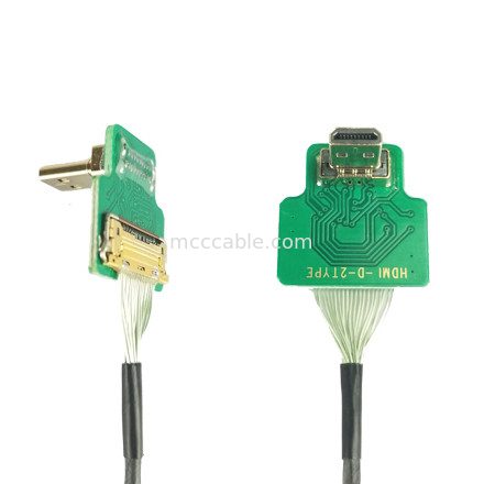 マイクロHDMIストレートヘッド 20454-220-02 20455 20453 マイクロHDMI-D-2 TO  OEM/ODM