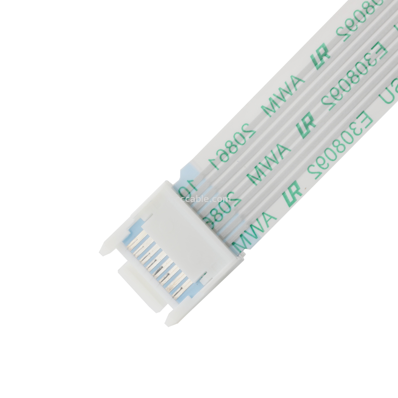 ROHS FFP/FPC 6Pin ホワイト IS100-L08T-C46-C から HS100-L08N-N62 ブラック ピッチ 1.0mm OEM/ODM