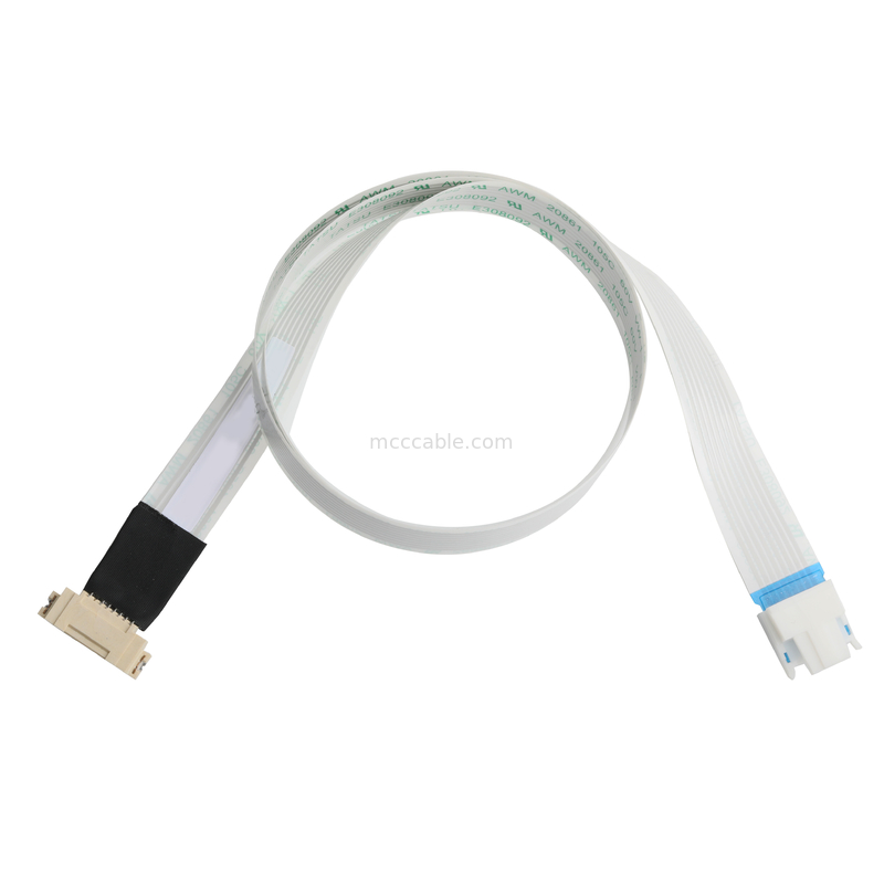 ROHS FFP/FPC 6Pin ホワイト IS100-L08T-C46-C から HS100-L08N-N62 ブラック ピッチ 1.0mm OEM/ODM