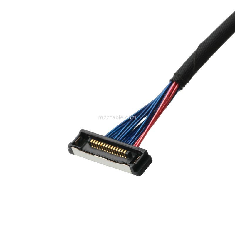 マイクロコアシアルケーブル 20380コネクタ 20380-R14T-06 0.4mmピッチ 14Pコネクタ