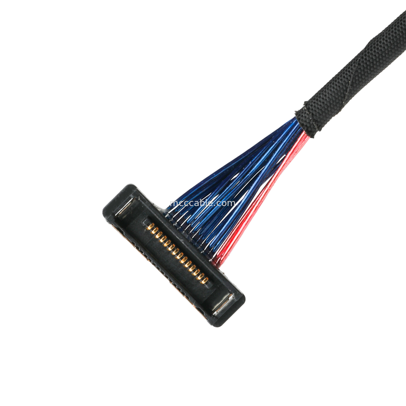 マイクロコアシアルケーブル 20380コネクタ 20380-R14T-06 0.4mmピッチ 14Pコネクタ