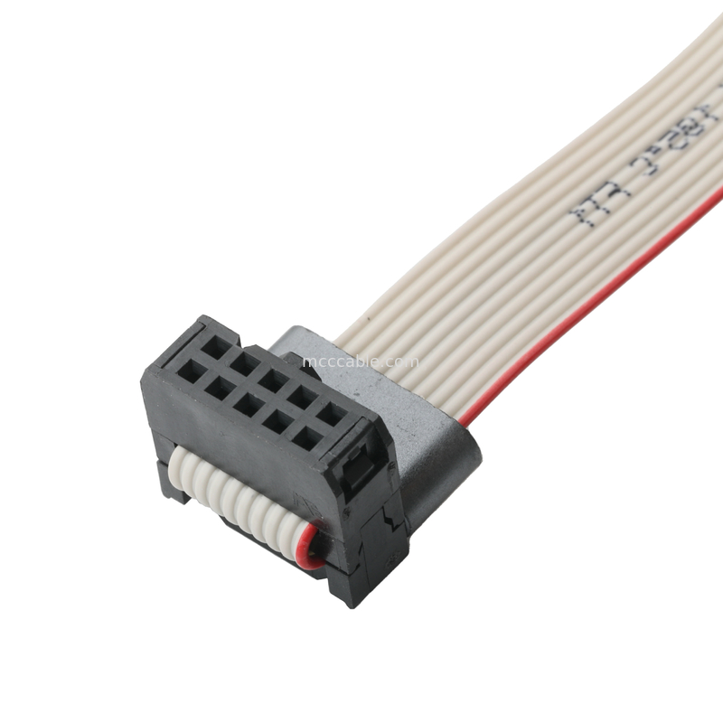 IDC FC-10Pin 2.54mmピッチ UL2651 28AWG*10P Idc フラットリボンケーブル 1.27mmピッチ 10ピン 電子OEM/ODM