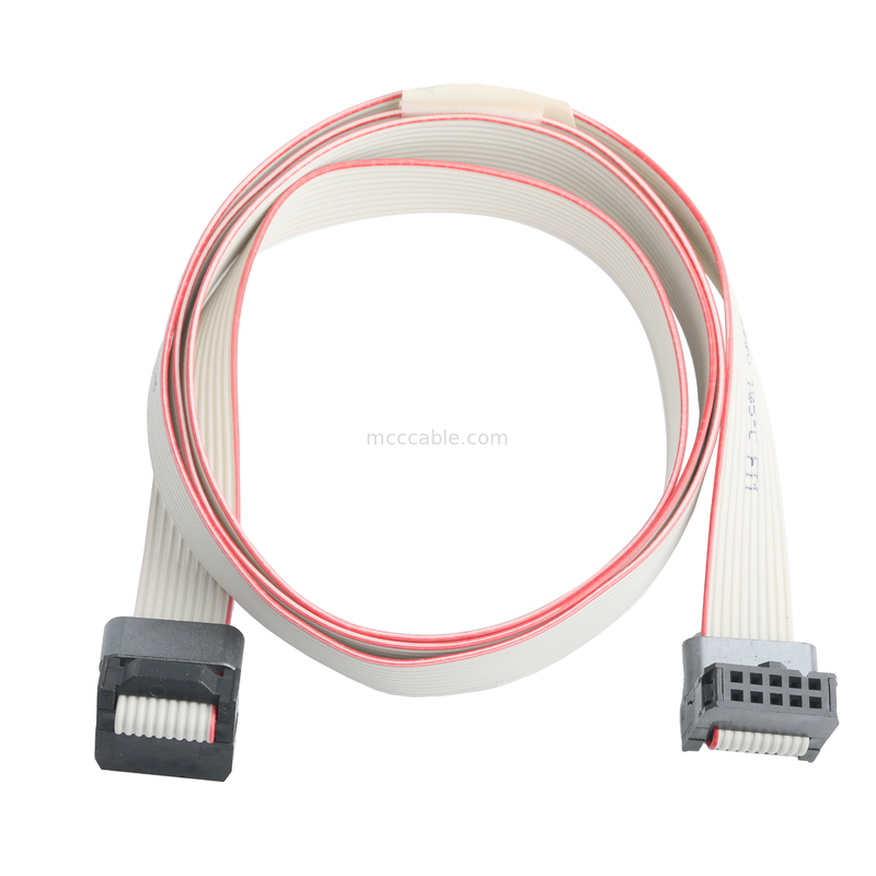 IDC FC-10Pin 2.54mmピッチ UL2651 28AWG*10P Idc フラットリボンケーブル 1.27mmピッチ 10ピン 電子OEM/ODM