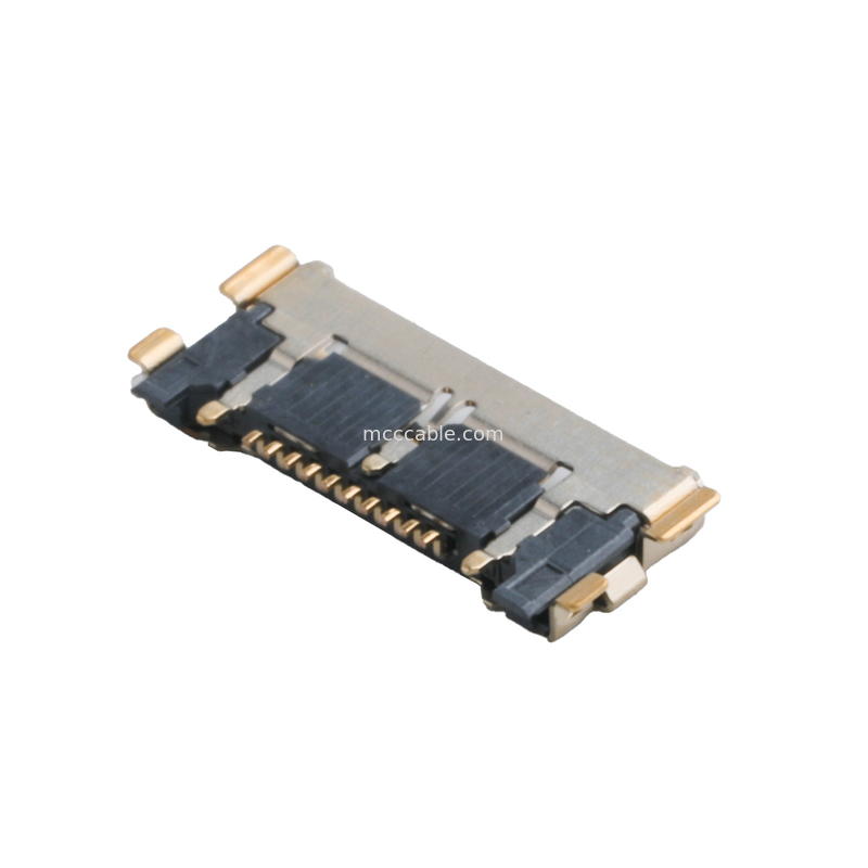 20633シリーズ 20Gbps/レーン 20525-210E-02 マイクロコアシアルコネクタ 0.4mm ピッチプレートエンドシート