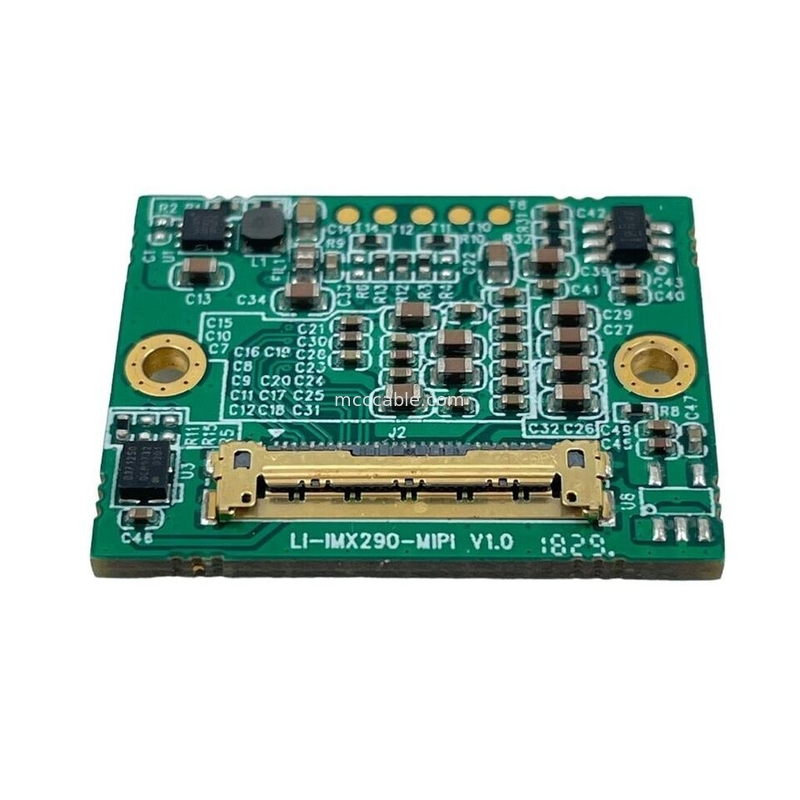 産業用カメラ ドローンボード LI-IMX290-MIPI 20525-030E-02 マイクロコアシアルコネクタ組 20Gbps/レーン