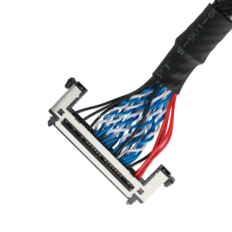 JAE FI-RE51HL-51Pin To  DF13-40DS ワイヤケーブル UL1061 30AWG 長さ オーダーメイド OEM/ODM