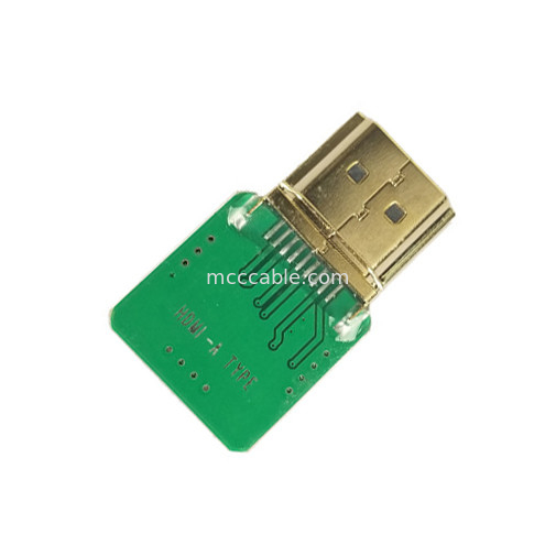 コンネクタアダプター 20525-020E-02 タイプ Hdmiケーブルアダプター Hdmiストレートヘッド Hdmi-Aピッチ 0.4mm
