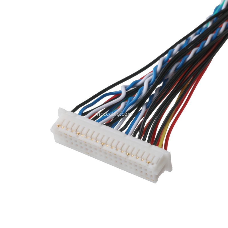 LVDSケーブル FI-X30HL 30P から DF20A-40P または 9P HSGケーブル同軸接続器 OEM/ODM