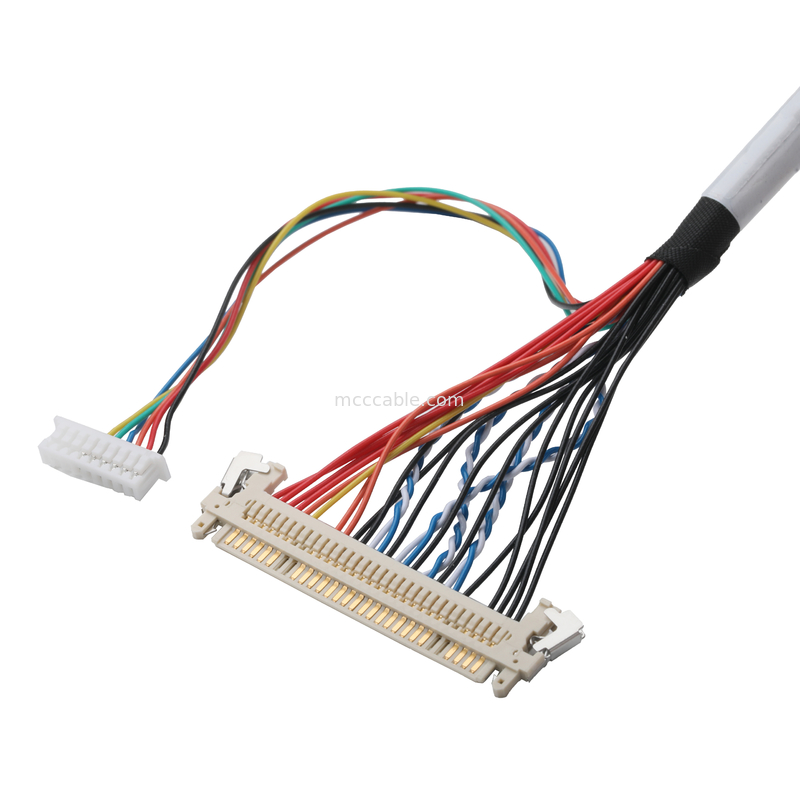 LVDSケーブル FI-X30HL 30P から DF20A-40P または 9P HSGケーブル同軸接続器 OEM/ODM