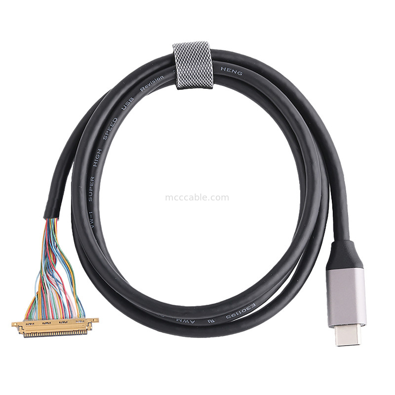 Type-C USB 3.0 TO 20453-230T-03 カベルは,マイクロUSBへのコアキシアルコネクタを測定するために作られています.