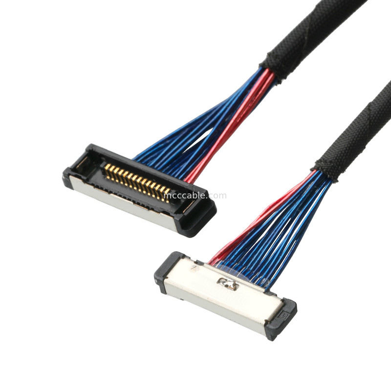 マイクロコアシアルケーブル 20380コネクタ 20380-R14T-06 0.4mmピッチ 14Pコネクタ