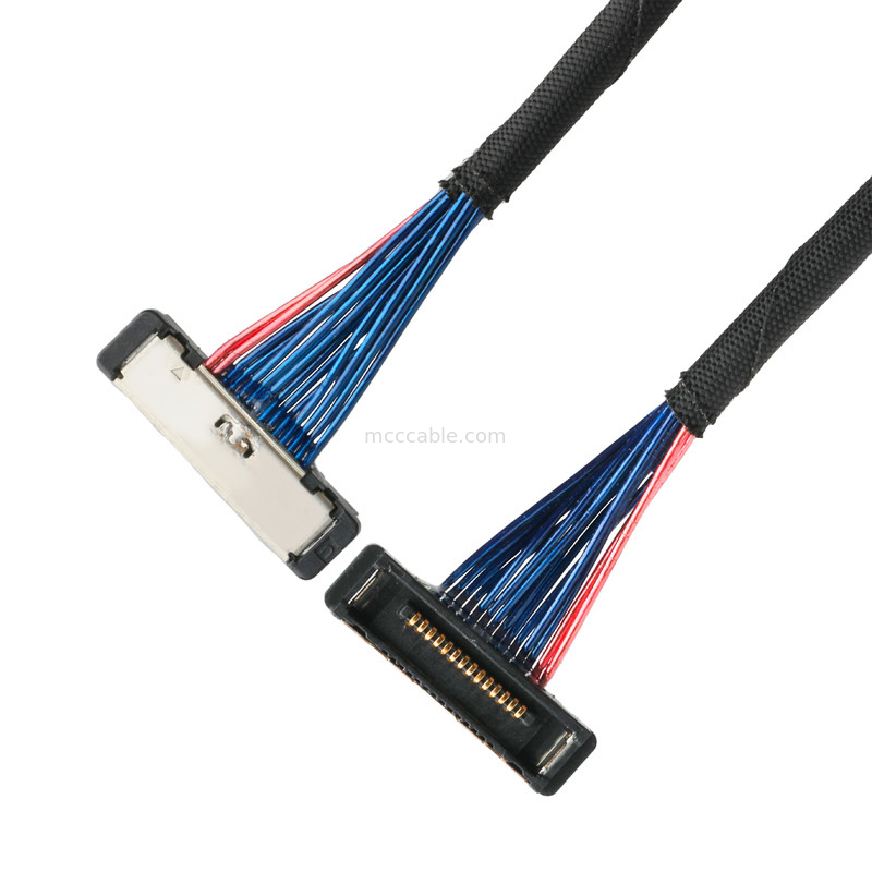 マイクロコアシアルケーブル 20380コネクタ 20380-R14T-06 0.4mmピッチ 14Pコネクタ