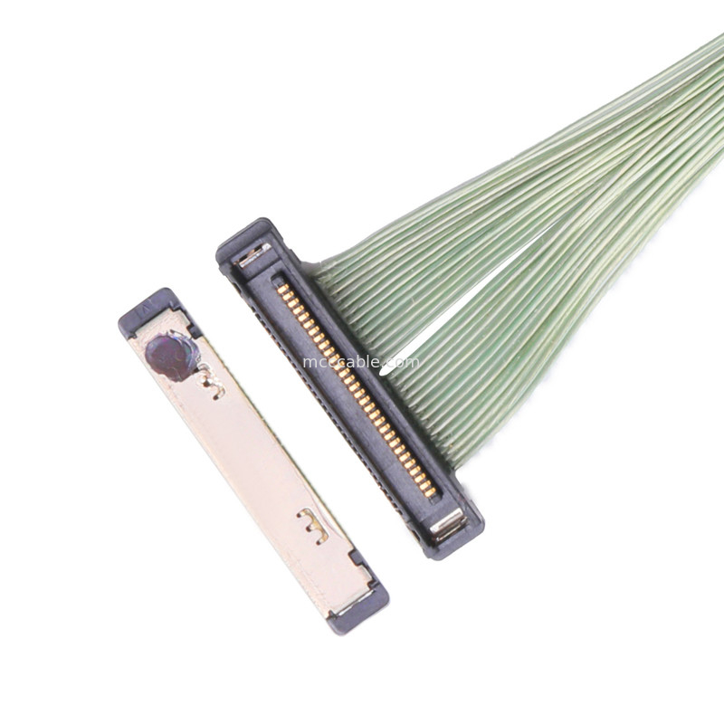 35P マイクロコアシアルケーブル 20380-035t-06 Lvdsコネクタ 0.4mm ピッチ 右角