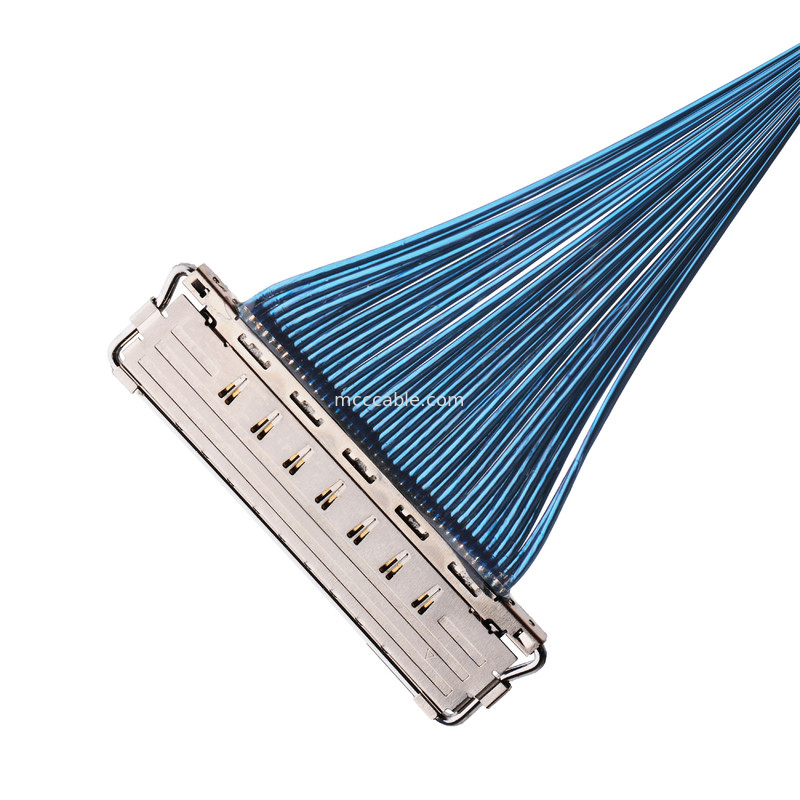 IDC CABLE 20679 20729 シリーズ 20679-050T-01 50P 0.4mm ピッチ ホリジナルペアリング ミニチュア同軸ケーブル カスタマイズ