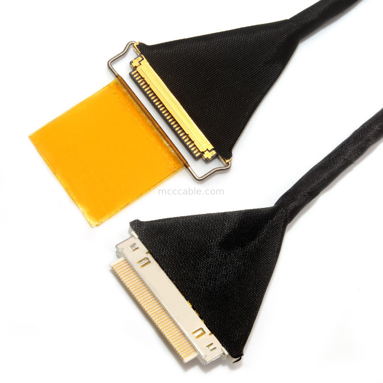 Lvds EDPケーブル lcdケーブル Aces 50204 030 から 20453-230t 30ピン 0.4mm LVDSケーブル組立