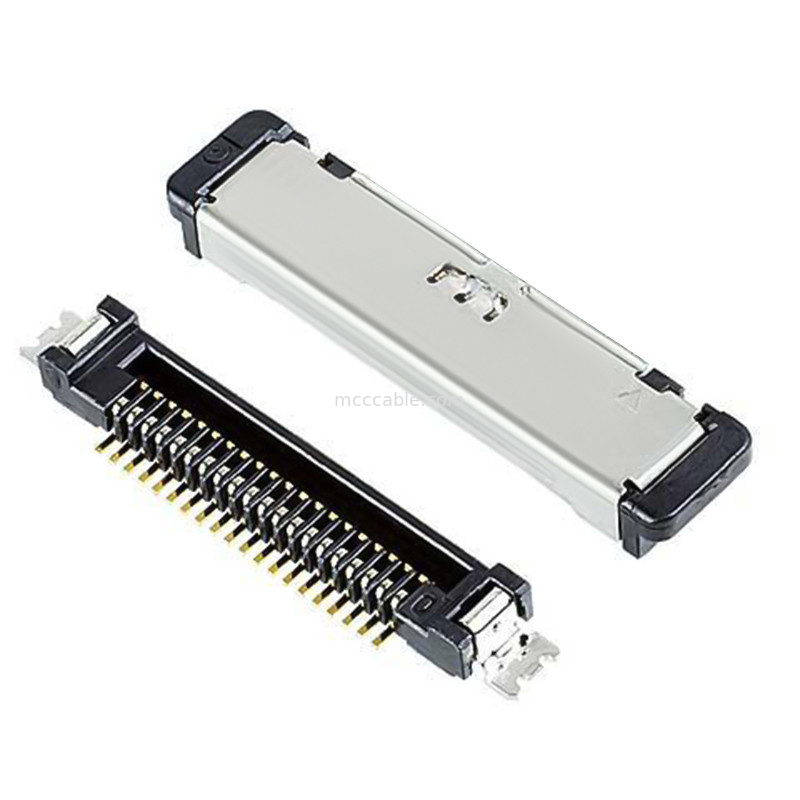 SS 20380-R20T-06の容器のプラグのマイクロの同軸ケーブルのコネクターのlvds 20のピン コネクタ ケーブル
