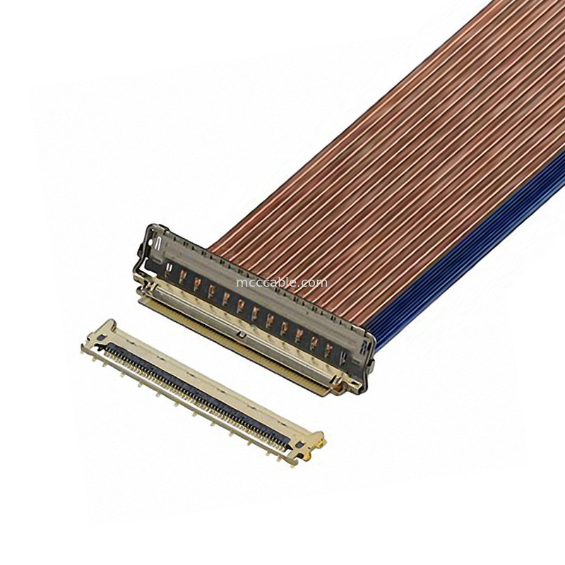 60P EDPケーブル 20790-060E-02 0.4mm ピッチ 横接型マイクロコアキシアルコネクタ