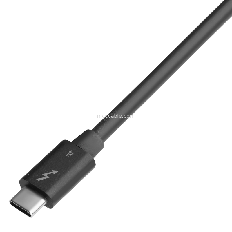 Thunderbolt 4 カスタムケーブル 超高速充電 雷速データ転送