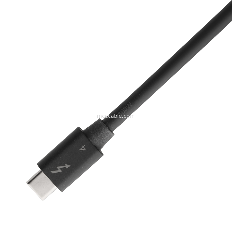 Thunderbolt 4 カスタムケーブル 超高速充電 雷速データ転送
