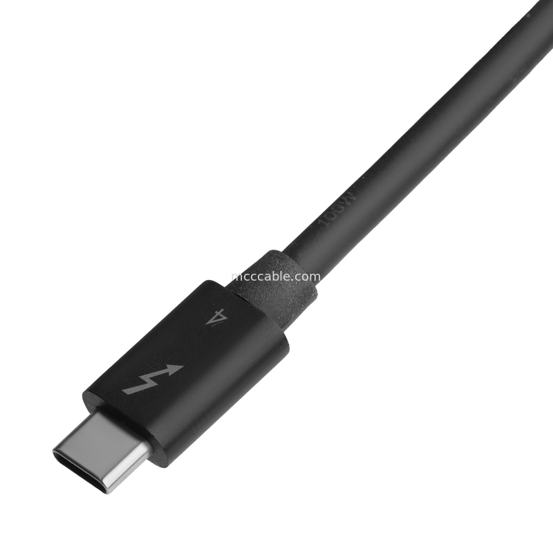 Thunderbolt 4 カスタムケーブル 超高速充電 雷速データ転送