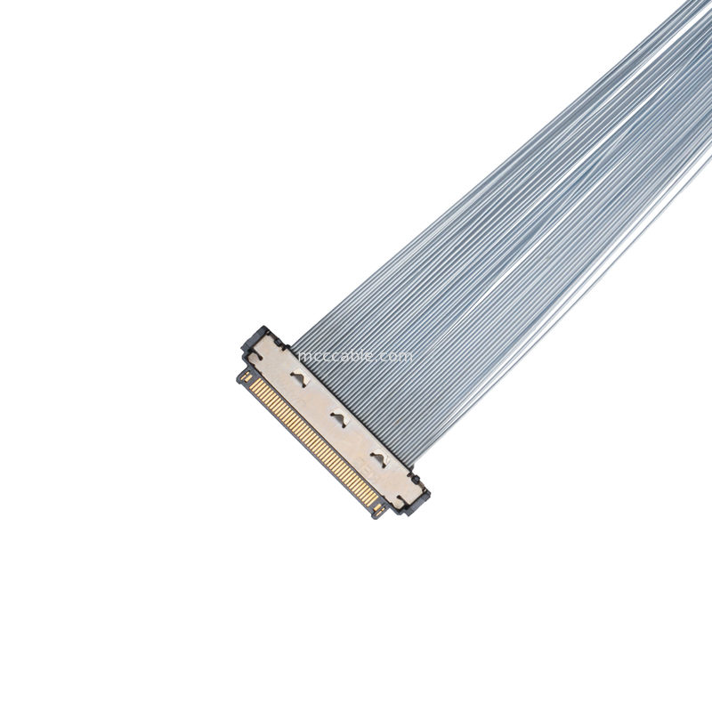 KEL XSL20-48S 0.25mmピッチマイクロコアックスケーブル,44AWG PFAシールド,両端