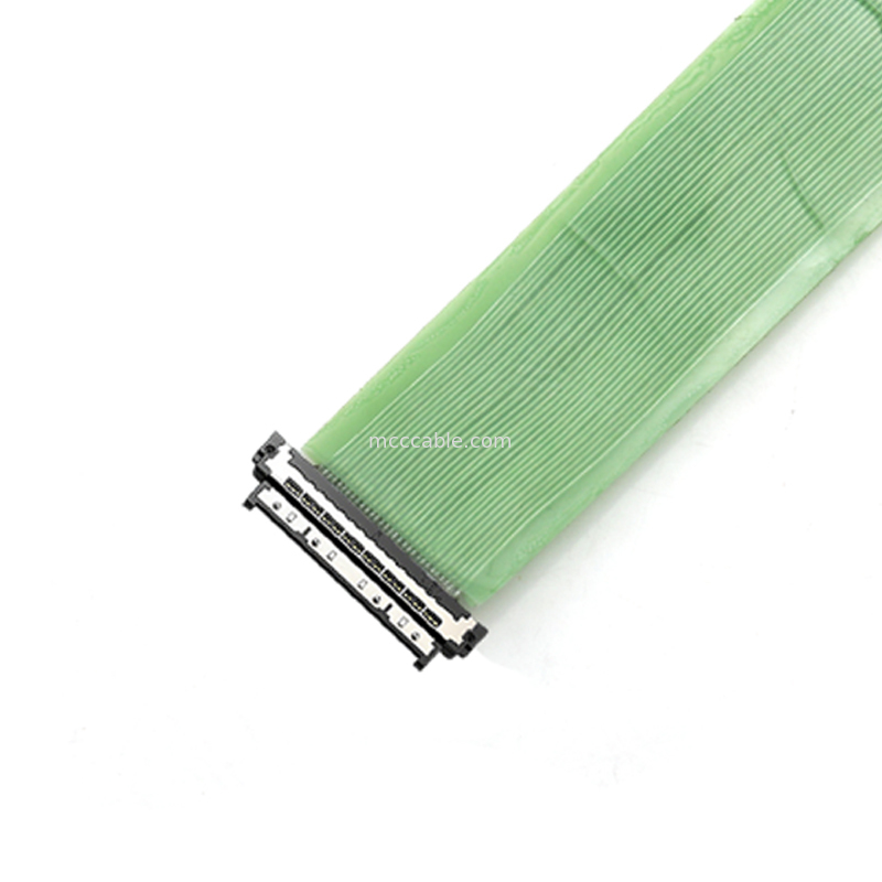0.4mm USL20-30SS-020BH Micro Coax Ribbon Cable AEC-Q200 Certified For Automotive In-Cabin Monitoring Systems