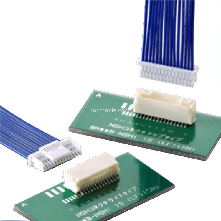 1.0mmピッチNSHのコネクター ケーブルのJst NSHR-15V-Sワイヤー馬具の部品
